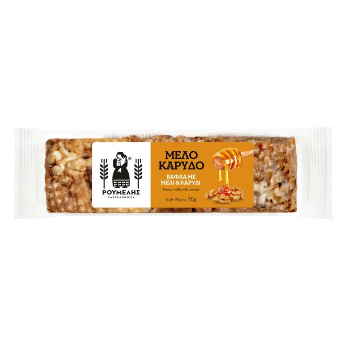 ΒΑΦΛΑ ΡΟΥΜΕΛΗΣ ΜΕ ΜΕΛΙ & ΚΑΡΥΔΙ 75gr