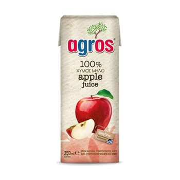 ΧΥΜΟΣ AGROS ΜΗΛΟ 250ml