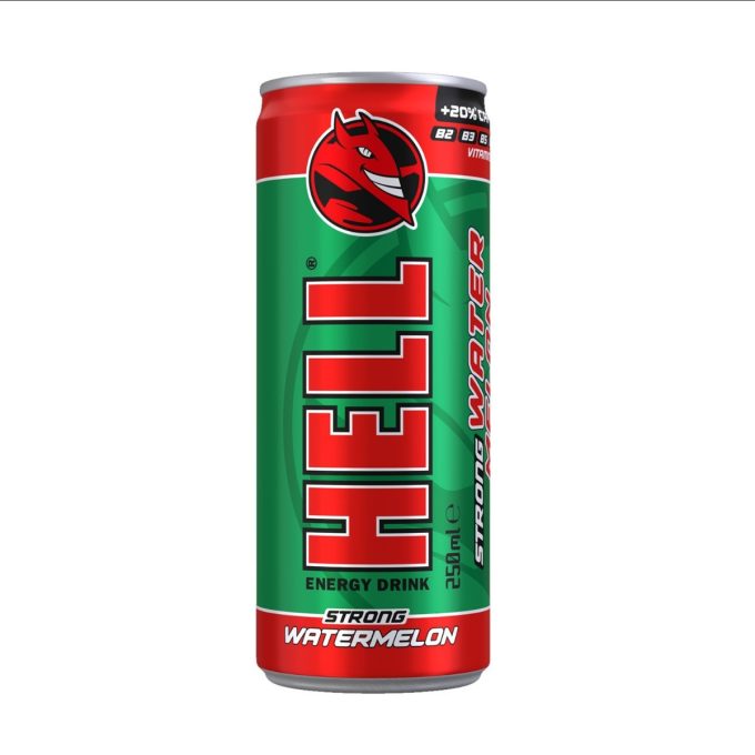 ENERGY DRINK HELL WATERMELON 250ml