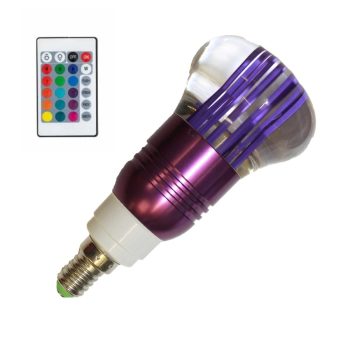 SMART ΛΑΜΠΑ LED ΓΙΑ ΝΤΟΥΙ Ε14 RGB 300-470lm N DESIGN ΜΕ ΤΗΛΕΧΕΙΡΙΣΜΟ