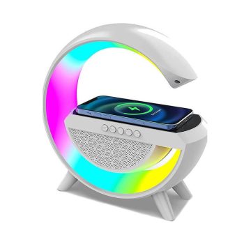 ΑΣΥΜΑΡΤΗ ΒΑΣΗ ΦΟΡΤΙΣΤΗΣ ΜΕ ΦΩΤΙΣΤΙΚΟ LED KAI HXEIO BLUETOOTH