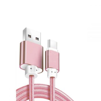 ΚΑΛΩΔΙΟ ΦΟΡΤΙΣΗΣ MICRO USB ΡΟΖ 168cm