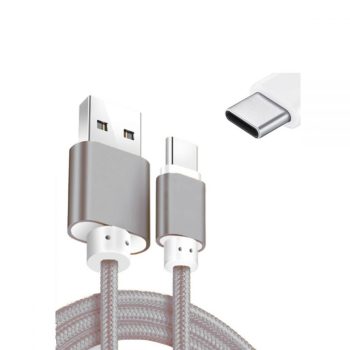 ΚΑΛΩΔΙΟ ΦΟΡΤΙΣΗΣ USB TYPE C ΓΚΡΙ 164cm