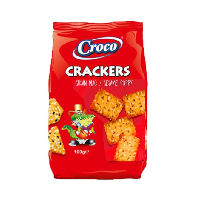 CRACKERS CROCO ΣΟΥΣΑΜΙ & ΠΑΠΑΡΟΥΝΟΣΠΟΡΟΣ 100gr