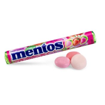 ΚΑΡΑΜΕΛΕΣ MENTOS STRAWBERRY MIX 37.5gr